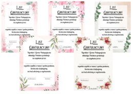 Listy gratulacyjne dla rodziców