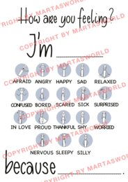 🌟 **"Feelings & Emotions" – edukacyjny materiał wizualny!** 🌟