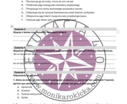 Przemówienie na cześć Henryka Sienkiewicza_ćwiczenia