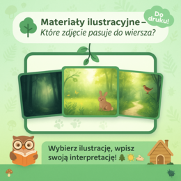 Materiały ilustracyjne – „Które zdjęcie pasuje do wiersza?”. Zdjęcia lasów/ścieżki