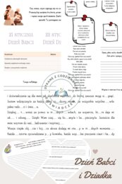 Pamiętamy o BABCI i DZIADKU na lekcjach języka polskiego w starszych klasach szkoły podstawowej- zbiór zadań na lekcje w klasach 4-6.