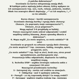 Scenariusze lekcji edukacja zdrowotna dla klasy 8 część 2 (lekcje 9-16) w oparciu o program nauczania proponowany przez MEN: HOLISTYCZNA EDUKACJA PROZDROWOTNA W SZKOLE PODSTAWOWEJ – CIAŁO, UMYSŁ, DUCH. Program nauczania edukacji zdrowotnej dla klas IV-VI