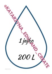 WIRTUALNA WODA - KROPLE WODY DEKORACJA - DZIEŃ WODY