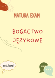 Bogactwo językowe / Matura / Must have matura / Matura exam / Notatka / Writing / Wypowiedź pisemna maturalna / E-mail / Mail / Email / Blog