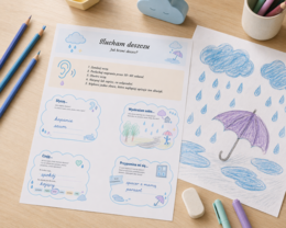 Karta słuchacza „Jak brzmi deszcz?”