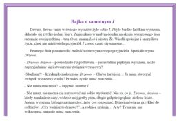 Spójnik - gramatyczna bajka, ćwiczenia, czytanie ze zrozumieniem