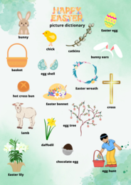 Happy Easter Picture Dictionary