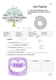 Język niemiecki - die Familie