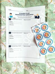 Rysowanie planu przedmiotów - karta pracy