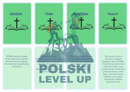 Fiszki literackie_Biblia_Polski Level Up