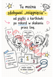📚 Dlaczego warto chodzić do szkoły? – gazetka szkolna w wersji rysunkowej