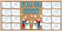 Gazetka anglojęzyczna Winter z idiomami zimowymi