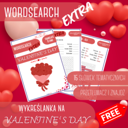 Wykreślanka EXTRA - Valentine's Day