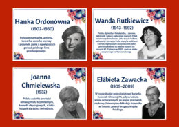 DZIEŃ KOBIET – – gazetka – SŁAWNE POLKI – biblioteka – świetlica – 24 strony – wersja 1