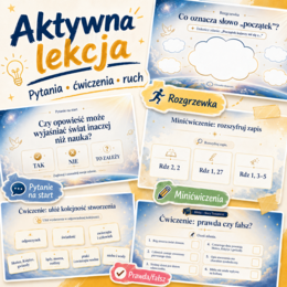 Prezentacja na lekcję. Stworzenie świata i człowieka.
