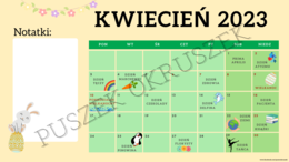 Kalendarz Świąt Nietypowych 22/23