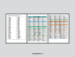BRAINY 8 - Czasowniki nieregularne w grupach 02 - memory_Lingobordy