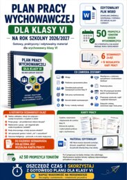 PLAN PRACY WYCHOWAWCZEJ dla klasy VI na rok szkolny 2026/2027