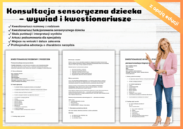 Konsultacja sensoryczna dziecka – wywiad i kwestionariusze