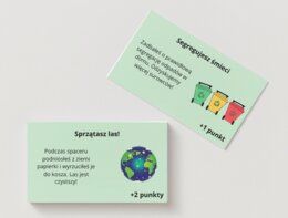 Gra planszowa. "Ekologiczny wyścig". Edukacja przedszkolna i wczesnoszkolna. Dobre i złe praktyki.