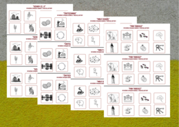 LEKTURY klasa 7 i 8 – ikonki - WKLEJKI – powtórzenie - 12 kart