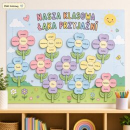 Kwiat przyjaźni - praca plastyczna