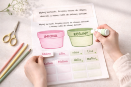 Materiał ćwiczeniowy z języka polskiego – Róża i róża
