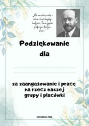 Podziękowanie dla rodziców na koniec roku