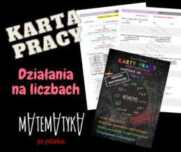 KARTA PRACY - DZIAŁANIA NA LICZBACH