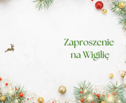 Zaproszenie - Wigilia, Boże Narodzenie