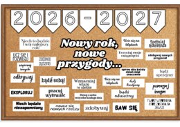 Motywacyjna gazetka szkolna na rozpoczęcie roku szkolnego.
