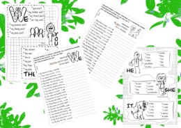 ZAIMKI OSOBOWE sketchnotki + karty pracy