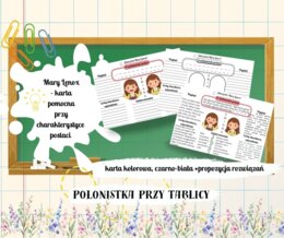 Jaka jesteś, Mary Lennox? Karta - charakterystyka - wersja kolorowa i czarno-biała + propozycja rozwiązań