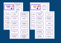 LIRYKA - prawda/fałsz - 46 fiszek- rodzaje literackie - powtórka