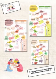 Zestaw gier planszowych koniugacja czasownika na poziomie A1, jezyk polski jako obcy