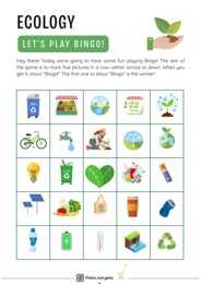 Earth Day, Ecology - Bingo