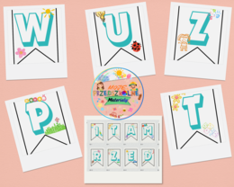 Girlanda „WITAMY W PRZEDSZKOLU” – Napis na rozpoczęcie roku / Dekoracja sali (PDF)