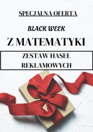 Zestaw haseł z okazji Black Week na matmie!