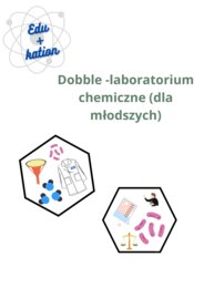 Dobble dla młodszych -laboratorium chemiczne