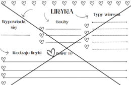Liryka - notatka graficzna z odpowiedziami
