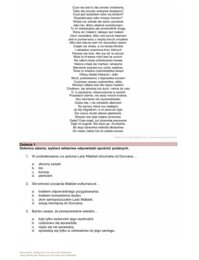 Karty pracy lektury licealne - krytyczne czytanie