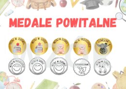 Medale powitalne - na początek roku w szkole/przedszkolu/żłobku