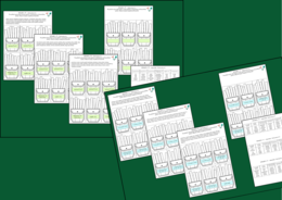 ORTOGRAFIA - ZESTAW - wyrazy z "Ó" i "U" - zasady - wklejka - karta pracy - 6 wersji + odpowiedzi