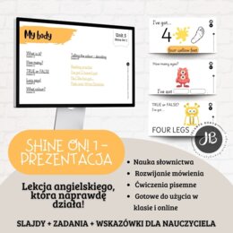 Prezentacja Shine On! 1 – Unit 5 My body
