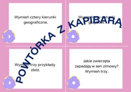 Powtórka z kapibarą - interdyscyplinarna gra planszowa