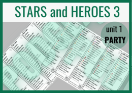 Stars and Heroes 3 unit 1 PARTY – zakładki do książki