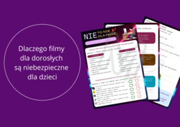 Dlaczego filmy dla dorosłych są niebezpieczne dla dzieci - karta pracy