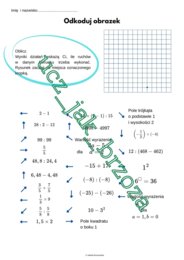 Działania na liczbach, klasy 6 -8
