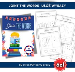 Join The Words📘 Karty pracy z języka angielskiego – 50 stron PDF