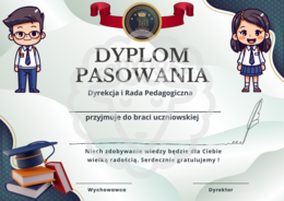 Dyplom pasowania na ucznia